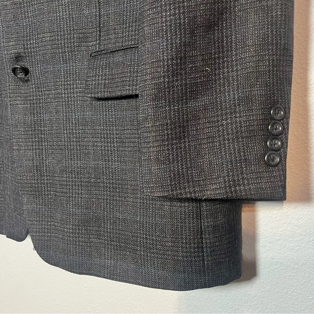 Joseph & Feiss Gold Blazer Sports Coat Size 42 Long 42L Grey Gray Lambswool